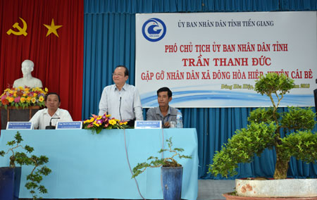 Phó Chủ tịch UBND tỉnh Trần Thanh Đức: Cần đẩy mạnh khai thác du lịch Làng cổ Đông Hòa Hiệp